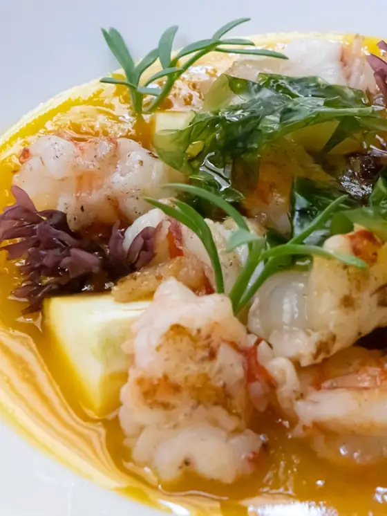 Carpaccio de gambón