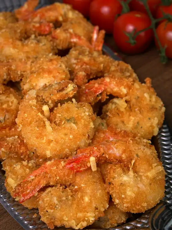 Langostinos en panko